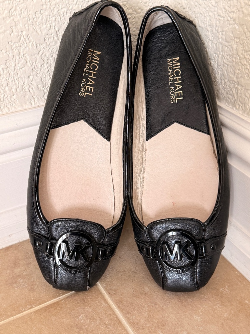 Michael Kors Black Ballet Flats